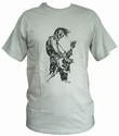 Bassist - Grey - Men Shirt Modell: BON0017Grey