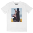 CARRIE FISHER T-SHIRT - STAR WARS VINTAGE-FOTO - WHITE