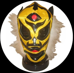 Lucha Libre Maske - Black Tiger - Klicken für grössere Ansicht