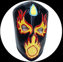 Lucha Libre Maske - Fireball - Klicken für grössere Ansicht