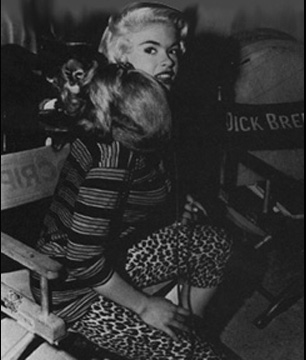 Jayne Mansfield - am Set