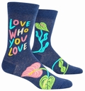 Love Who You Love - Mnnersocken Blue Q