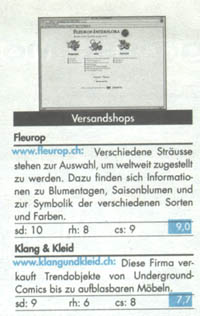 Cash Orbit 1998 - Die schoensten Schweizer Website Storys