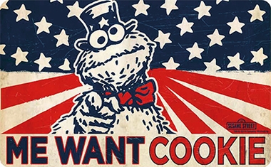 FR�HST�CKSBRETTCHEN - ME WANT COOKIE- SESAMSTRASSE auf einer Tiefencastel Wunschliste / Geschenkidee