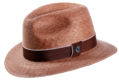 FEDORA TRAVELER - COLORED STRAW
