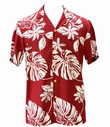 Original Hawaiihemd - Tiare - Red - Paradise Found Modell: TIARed