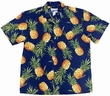 Original Hawaiihemd - Tropical Gold Navy - Waimea Casual Modell: WCTGO-NAVY