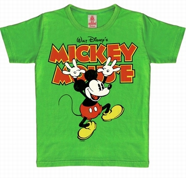 KIDS SHIRT - MICKEY HANDS UP - VINTAGE GR�N auf einer Murgenthal Wunschliste / Geschenkidee