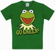 KIDS SHIRT - MUPPETS - KERMIT GO GREEN - GR�N