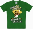KIDS SHIRT - LOONEY TUNES - ARRIBA! ANDALE! GR�N