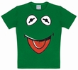 KIDS SHIRT - MUPPETS - FACES KERMIT - GR�N