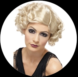 20er Jahre Per�cke blond - Klicken f�r gr�ssere Ansicht