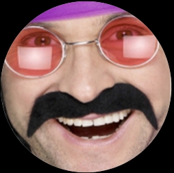 70er Jahre Bart schwarz - Klicken f�r gr�ssere Ansicht