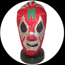 Lucha Libre Maske - Mil Mascaras Rot - Klicken f�r gr�ssere Ansicht