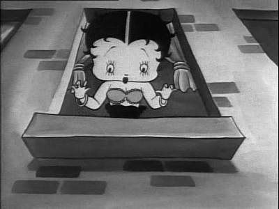 Betty Boop - Looking down