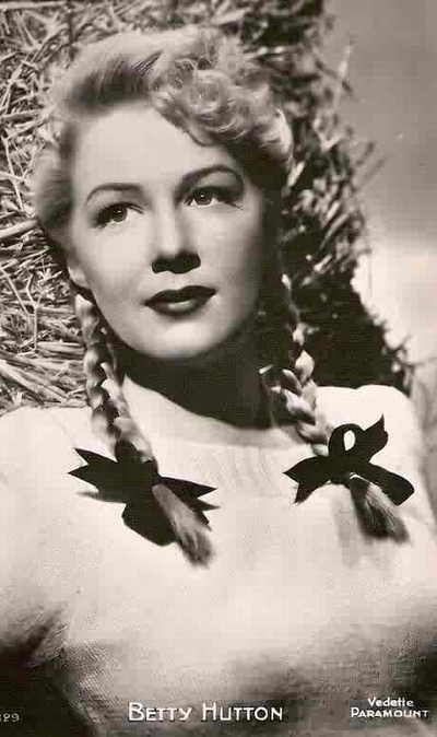 Betty Hutton - mit Z�pfen