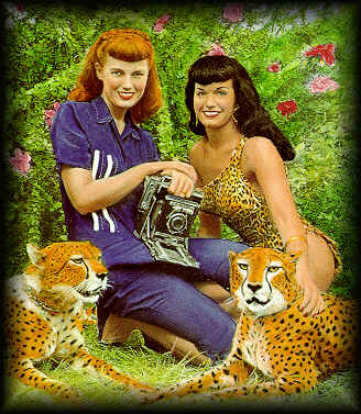 Bettie Page - Gruppenbild