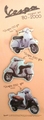 VESPA MAGNETSET - 80ER JAHRE BIS 2000
