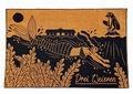 Drei Weieren Badetuch - Design von Eva Rust - peach