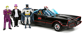 1966 CLASSIC TV SERIES BATMOBILE & BATMAN, ROBIN, PENGUIN & JOKER