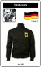  x DEUTSCHLAND RETRO JACKE FUSSBALL SCHWARZ