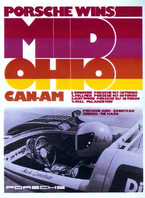 PORSCHE RENNPLAKAT - POSTER auf einer Porrentruy Wunschliste / Geschenkidee