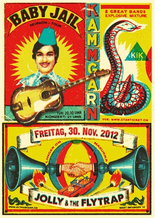 BABY JAIL / JOLLY & THE FLYTRAP auf einer Aarau Wunschliste / Geschenkidee