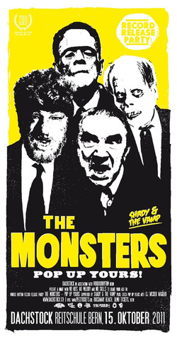 POSTER THE MONSTERS - RECORD RELEASE PARTY BERN REITHALLE auf einer Hamburg Wunschliste / Geschenkidee