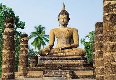 Fototapete - Sukhothai Buddha - Klicken f�r gr�ssere Ansicht